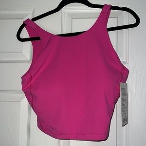 High neck sonic pink align tank